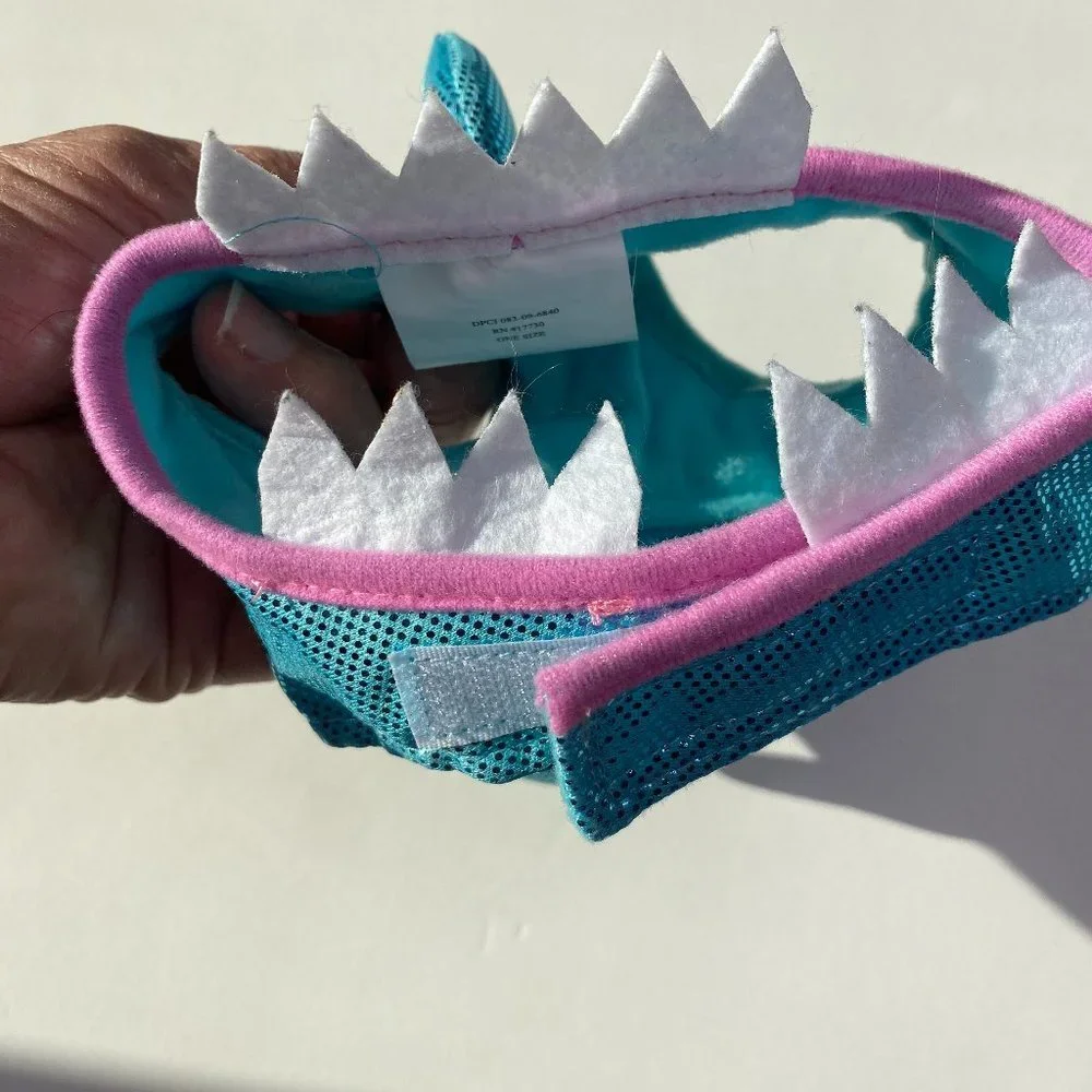 Hyde and Eek Boutique, Shark, cat Halloween Costume, OSFM, in blue, pink, white.